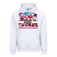 White costom name valentines day cna certified nursing Urban Hoodie - AdoDesignShop