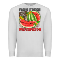 Dove Grey farm fresh watermelon Premium Sweatshirt - Zillion Design Studio