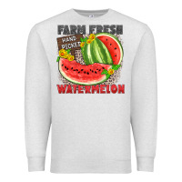 Oatmeal Heather farm fresh watermelon Premium Sweatshirt - Zillion Design Studio