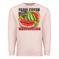 Pale Pink farm fresh watermelon Premium Sweatshirt - Zillion Design Studio