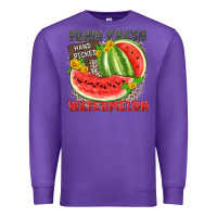 Purple farm fresh watermelon Premium Sweatshirt - Zillion Design Studio