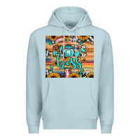 Blue Mist floss boss Premium Hoodie - JahusDesignShop