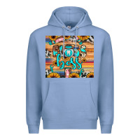 Colony Blue floss boss Premium Hoodie - JahusDesignShop
