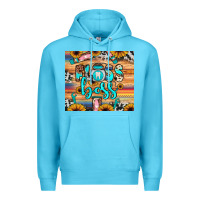 Ocean Blue floss boss Premium Hoodie - JahusDesignShop