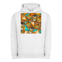 Pigment Lunar Rock autumn cupcakes seamless pattern Urban Hoodie - BundleAndBundleShop