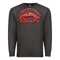 Smoke Feeling Loved Valentine's Day Premium Sweatshirt - RanaPortraitStore
