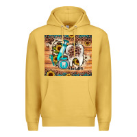 Antique Gold dental sunflower Premium Hoodie - JahusDesignShop