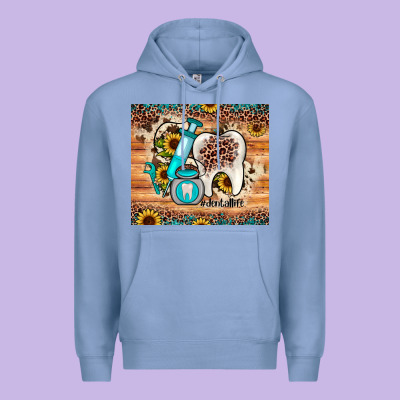 Dental Sunflower Premium Hoodie Designed By Jahusdesignshop