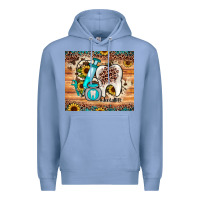Colony Blue dental sunflower Premium Hoodie - JahusDesignShop