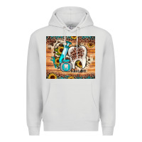 Dove Grey dental sunflower Premium Hoodie - JahusDesignShop