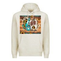 Oatmeal Heather dental sunflower Premium Hoodie - JahusDesignShop