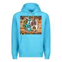 Ocean Blue dental sunflower Premium Hoodie - JahusDesignShop