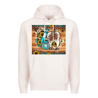 Pale Pink dental sunflower Premium Hoodie - JahusDesignShop