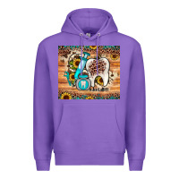 Purple dental sunflower Premium Hoodie - JahusDesignShop