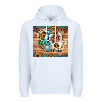 White dental sunflower Premium Hoodie - JahusDesignShop