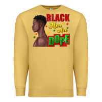 Antique Gold black men are dope black man Premium Sweatshirt - texasbilliewilder