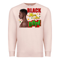 Pale Pink black men are dope black man Premium Sweatshirt - texasbilliewilder