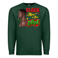 Sports Green black men are dope black man Premium Sweatshirt - texasbilliewilder