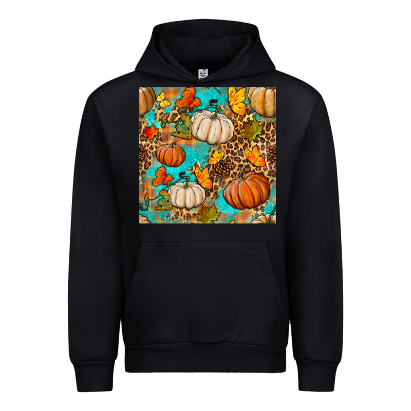 Fall Pumpkin Seamless Pattern Urban Hoodie by BundleAndBundleShop | Teevron