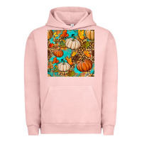 Pigment Salmon fall pumpkin seamless pattern Urban Hoodie - BundleAndBundleShop