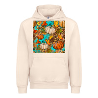 Sandshell fall pumpkin seamless pattern Urban Hoodie - BundleAndBundleShop