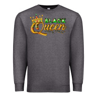 Charcoal Heather black queen Premium Sweatshirt - texasbilliewilder
