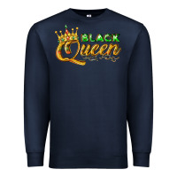 Navy black queen Premium Sweatshirt - texasbilliewilder