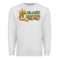 Oatmeal Heather black queen Premium Sweatshirt - texasbilliewilder