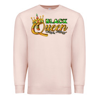 Pale Pink black queen Premium Sweatshirt - texasbilliewilder
