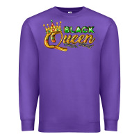 Purple black queen Premium Sweatshirt - texasbilliewilder