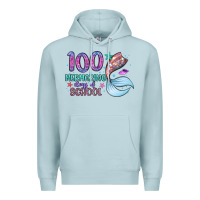 Blue Mist 100 mermazing days of school Premium Hoodie - Artiststas