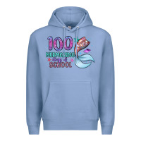 Colony Blue 100 mermazing days of school Premium Hoodie - Artiststas