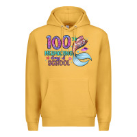 Mustard 100 mermazing days of school Premium Hoodie - Artiststas