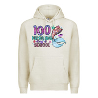 Oatmeal Heather 100 mermazing days of school Premium Hoodie - Artiststas