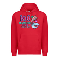 Red 100 mermazing days of school Premium Hoodie - Artiststas