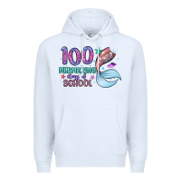White 100 mermazing days of school Premium Hoodie - Artiststas