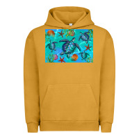 Pigment Peanut Butter Turtle Seashells Starfish Urban Hoodie - Artiststas