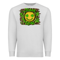 Dove Grey Feeling Lucky Premium Sweatshirt - RanaPortraitStore