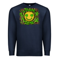 Navy Feeling Lucky Premium Sweatshirt - RanaPortraitStore