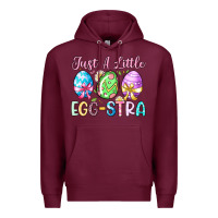 Burgundy just a little egg stra Premium Hoodie - Artiststas