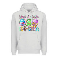 Dove Grey just a little egg stra Premium Hoodie - Artiststas