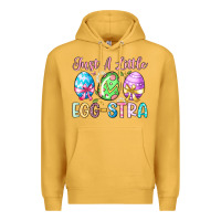 Mustard just a little egg stra Premium Hoodie - Artiststas