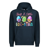 Navy just a little egg stra Premium Hoodie - Artiststas