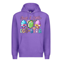 Purple just a little egg stra Premium Hoodie - Artiststas