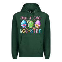 Sports Green just a little egg stra Premium Hoodie - Artiststas