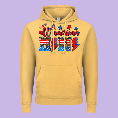 All American Mimi Vintage Hoodie Designed By Adodesignshop