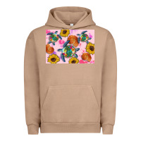 Pigment Burro Sunflowers Turtle Urban Hoodie - Artiststas