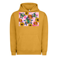 Pigment Peanut Butter Sunflowers Turtle Urban Hoodie - Artiststas