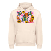 Sandshell Sunflowers Turtle Urban Hoodie - Artiststas