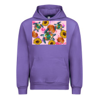 Tulip Sunflowers Turtle Urban Hoodie - Artiststas